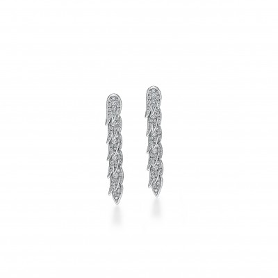 TIFFANY WINGS DROP EARRINGS IN PLATINUM WITH DIAMONDS 75366388